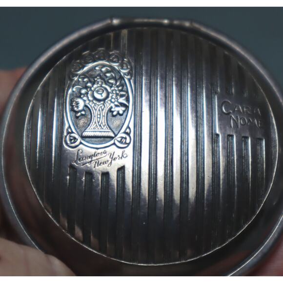 1920's Deco Compact Cara Nome Langlois - Picture 2 of 6